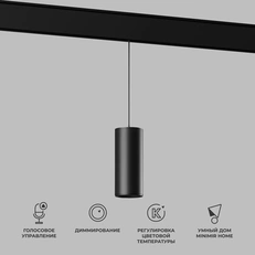 Фото товара Умный трековый светильник 15W 2700-6500K Dim Amend чёрный 85073/01 Slim Magnetic