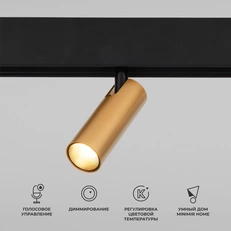 Фото товара Умный трековый светильник 7W Slim Magnetic Cubo латунь 85070/01