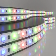 Фото товара Светодиодная лента Лента светодиодная 12V 14,4W 60Led 5050 IP65 RGB, 5м
